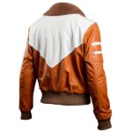 caramel conqueror sheepskin aviator jacket
