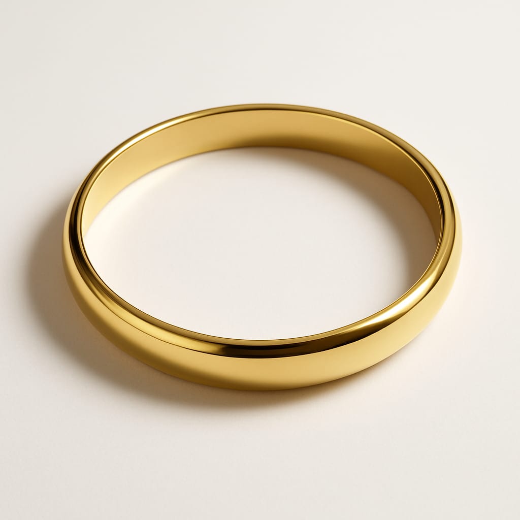 Starburst Diamond Gold Bangle