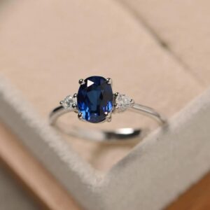 Artificial Jewellery oval moissanite ring