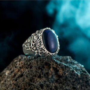 round amethyst ring