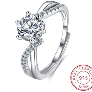 Artificial Jewellery rhinestone engagement ring