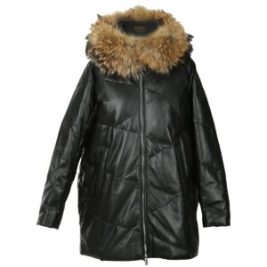Real Leather Sheepskin Black Jacket