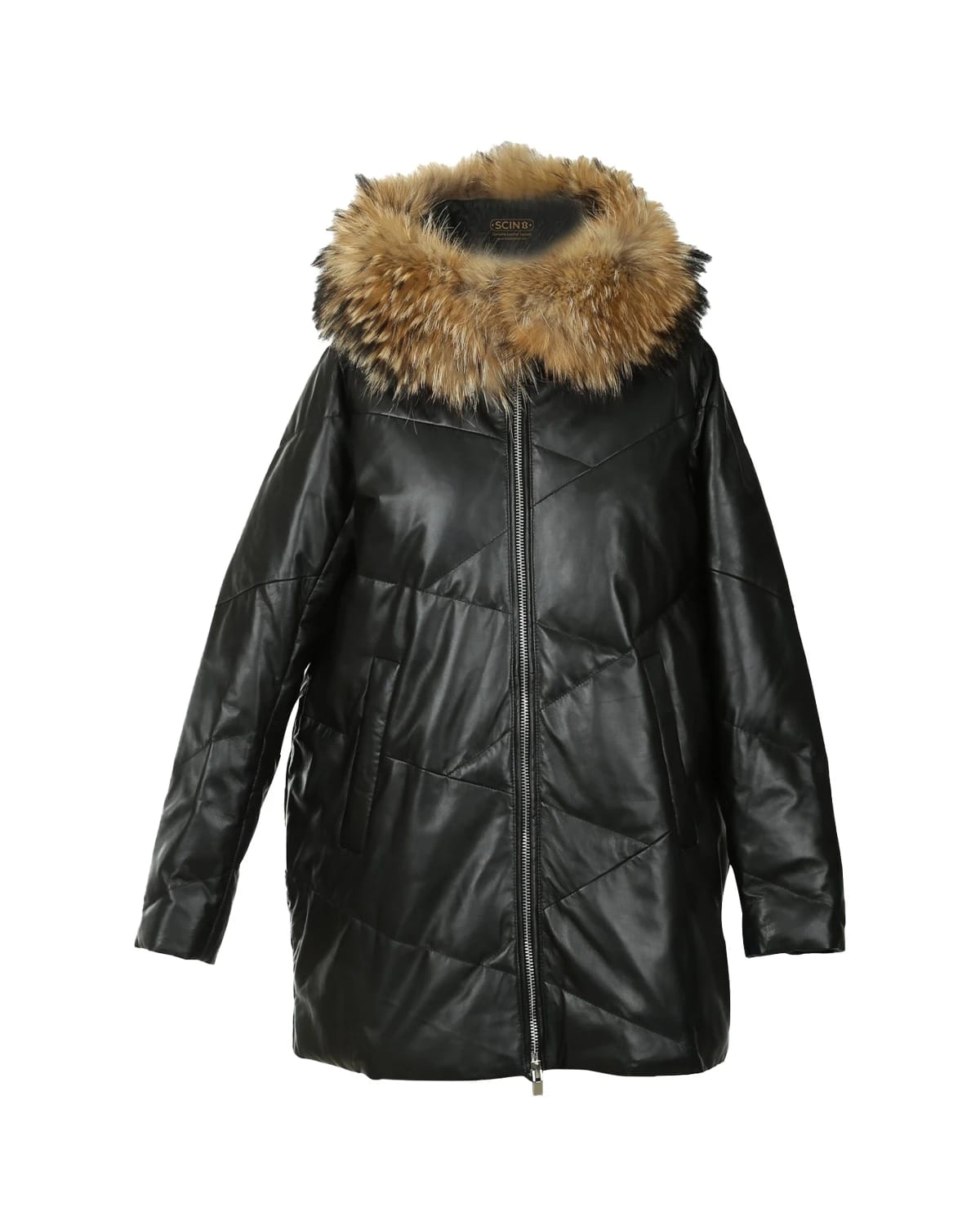 Real Leather Sheepskin Black Jacket