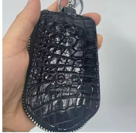 genuine crocodile skin key holder – unisex genuine crocodile skin key holder – unisex