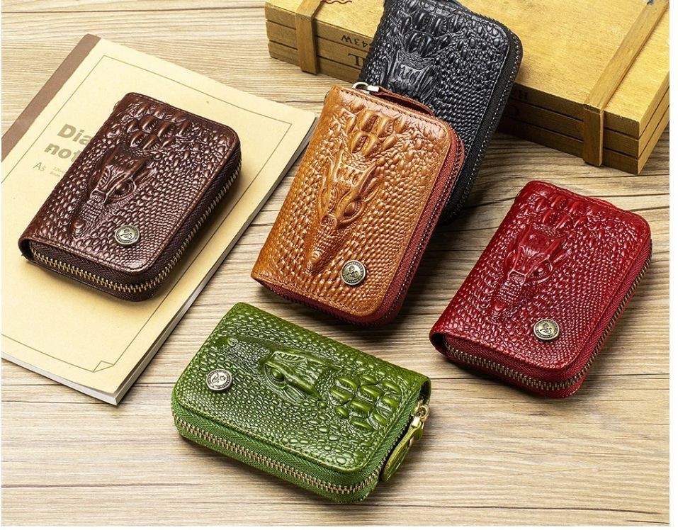 crocodile pattern multifunctional coin & key bag crocodile pattern multifunctional coin & key bag